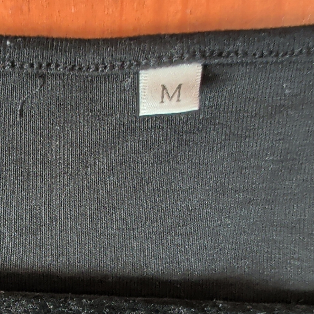 Black Sweater With Ruffle - Picture 4 of 4